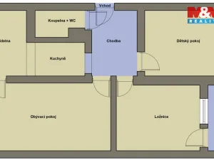 Prodej bytu 3+1, Chomutov, Zahradní, 77 m2