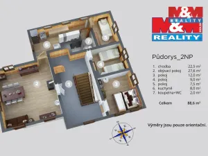 Prodej rodinného domu, Labská Stráň, 275 m2