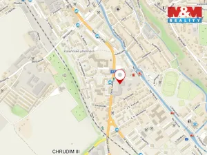 Pronájem kanceláře, Chrudim - Chrudim III, Na Ostrově, 28 m2