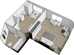 Pronájem bytu 1+1, Brno, Krkoškova, 35 m2