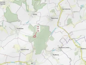 Dražba lesa, Hradčany-Kobeřice, 1703 m2