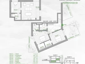 Prodej bytu 4+kk, Praha - Hlubočepy, Pražského, 110 m2