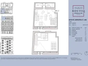 Prodej bytu 1+kk, Praha - Karlín, Křižíkova, 53 m2