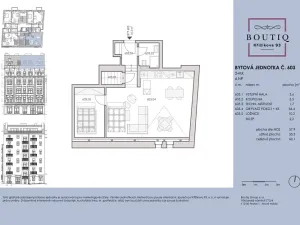 Prodej bytu 2+kk, Praha - Karlín, Křižíkova, 58 m2