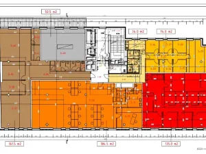 Pronájem kanceláře, Praha - Vysočany, Sokolovská, 135 m2