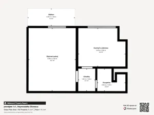 Pronájem bytu 1+1, Olomouc, Heyrovského, 32 m2