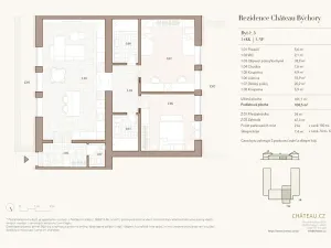 Prodej bytu 3+kk, Býchory, 101 m2