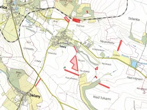 Prodej pole, Děčany, 75550 m2