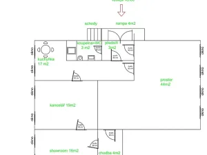 Pronájem obchodního prostoru, Rožnov pod Radhoštěm, 1. máje, 133 m2