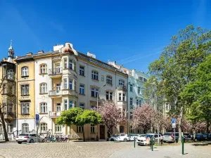 Pronájem bytu 1+1, Praha - Karlín, Lyčkovo náměstí, 28 m2