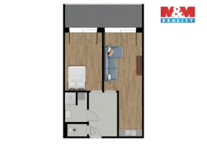 Prodej bytu 2+kk, Lázně Bělohrad, Zámecká, 46 m2