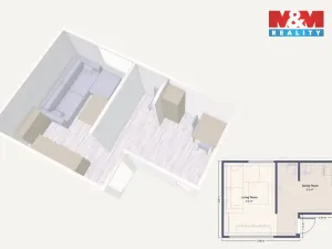 Prodej zahrady, Chomutov, 351 m2