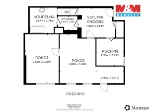 Prodej bytu 2+1, Krnov - Pod Bezručovým vrchem, Bezručova, 73 m2