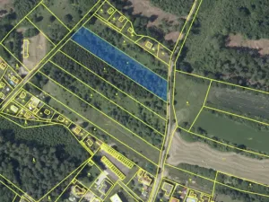 Prodej louky, Velké Popovice, 1009 m2