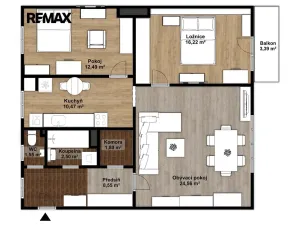 Prodej bytu 3+1, Plzeň, Částkova, 76 m2