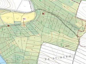 Dražba lesa, Mladoňovice, 961 m2