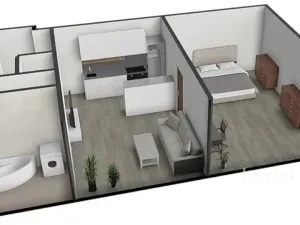 Prodej bytu 2+kk, Písek, Kollárova, 59 m2