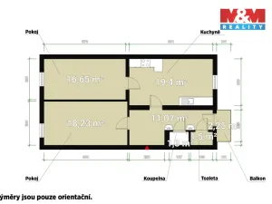 Prodej bytu 2+1, Plzeň - Jižní Předměstí, Jagellonská, 65 m2