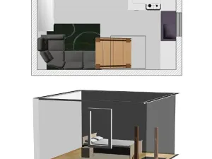 Pronájem bytu 2+kk, Brno, Řehořova, 26 m2