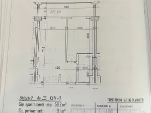 Prodej bytu 1+kk, Rruga Viena, Golem, Albánie, 37 m2