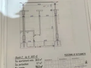 Prodej bytu 1+kk, Rruga Viena, Golem, Albánie, 37 m2