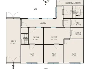 Prodej rodinného domu, Lažánky, 204 m2