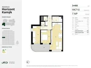 Prodej bytu 3+kk, Praha - Kamýk, Smotlachova, 76 m2
