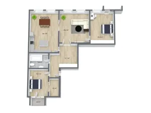 Prodej bytu 4+kk, Praha - Holešovice, U Pergamenky, 125 m2