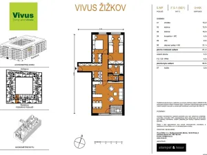 Prodej bytu 3+kk, Praha - Žižkov, Roháčova, 90 m2