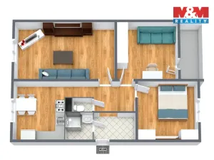 Prodej bytu 3+1, Rotava, Sídliště, 67 m2