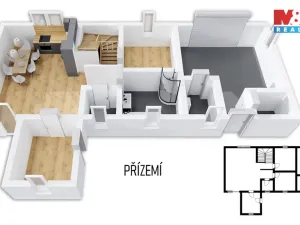 Prodej rodinného domu, Dvůr Králové nad Labem, Nová Tyršova, 113 m2
