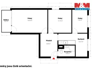 Prodej bytu 3+1, Hartmanice, 72 m2
