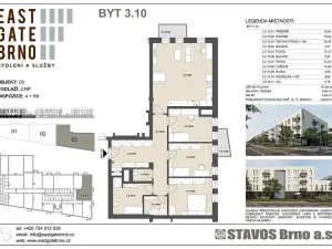 Prodej bytu 4+kk, Brno, Řípská, 113 m2