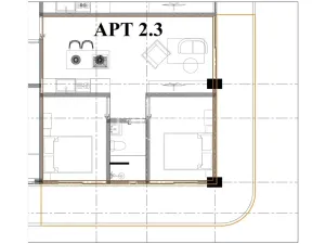 Prodej bytu 3+kk, Kerobokan, Indonésie, 46 m2