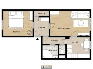 Prodej bytu 2+1, Kadaň, kpt. Jaroše, 59 m2