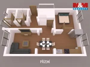Prodej rodinného domu, Praha - Braník, Zapadlá, 200 m2