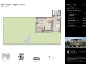 Prodej bytu 2+kk, Praha - Dolní Chabry, Domašínská, 53 m2