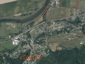 Dražba louky, Všenory, 601 m2