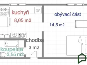 Prodej bytu 1+1, Blansko, 9. května, 29 m2