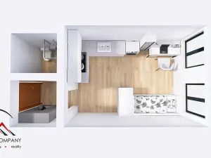 Pronájem bytu 1+kk, Ostrava, Sokolská třída, 21 m2
