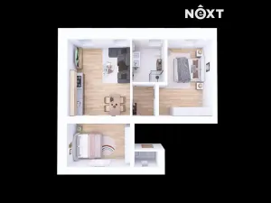 Prodej bytu 3+kk, Horní Planá, 63 m2