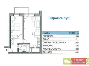 Pronájem bytu 2+kk, Praha, Rychtáře Petříka, 50 m2