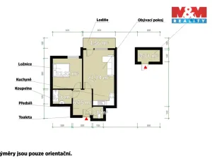 Prodej bytu 2+kk, Praha, Sazovická, 47 m2
