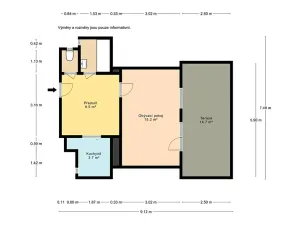 Pronájem bytu 1+1, Praha - Žižkov, Baranova, 49 m2