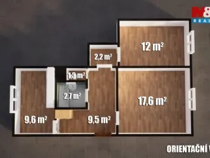 Pronájem bytu 2+1, Česká Lípa, Červeného kříže, 56 m2