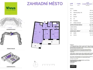 Prodej bytu 3+kk, Praha - Záběhlice, Želivecká, 81 m2