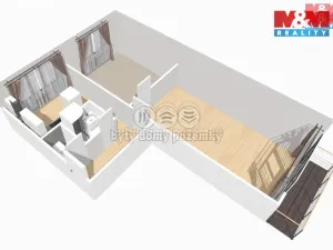 Pronájem bytu 2+1, Česká Lípa, Antonína Sovy, 50 m2