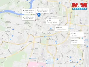 Prodej bytu 3+1, Cheb, Hradební, 56 m2
