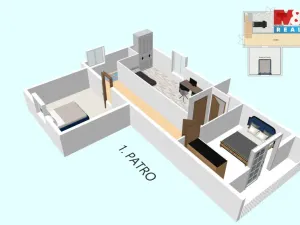 Prodej rodinného domu, Hradištko, Slunná, 130 m2