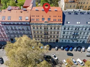 Prodej bytu 2+kk, Praha - Karlín, Peckova, 77 m2